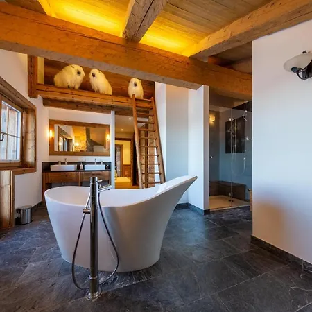 Luxury Alps Chalet Yolo Outdoor Pool * Nendaz