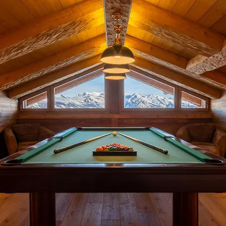 Luxury Alps Chalet Yolo Outdoor Pool Chalet Nendaz